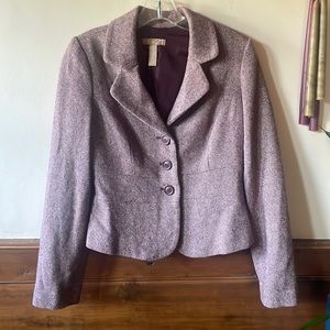 Forever 21 burgundy tweed blazer sz M